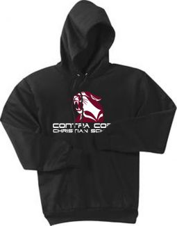 Port & Company - Fleece Pullover Hooded Sweatshirt, Black